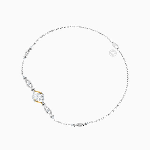 LDB303 - Snowflake Diamond Chain Bracelet in 18K Gold - BR30-309-2.jpg