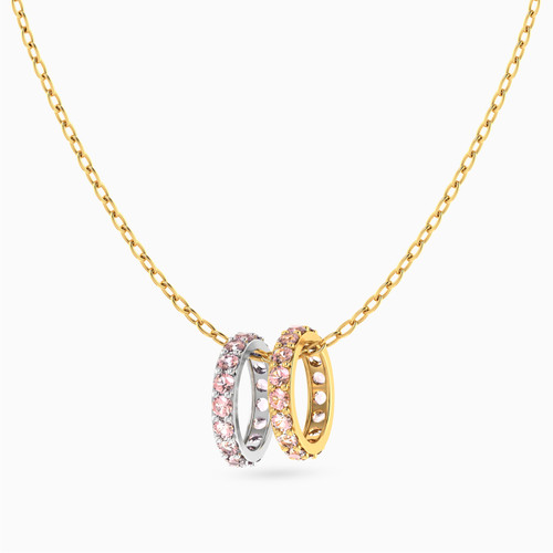 MLN1223 - Circle Rose Stone Necklace In 14K Gold - 101051800234421-1.jpg