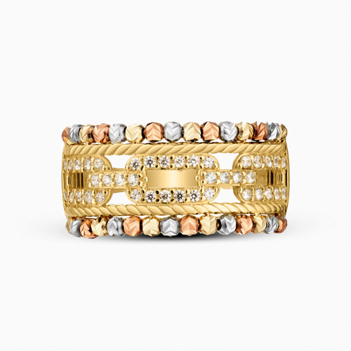 LGR838 - Links Cubic Zirconia Ring in 18K Gold - 113020200037181-1.jpg