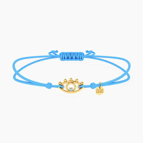 MLB465 - Cord Bracelet In 14K Gold  - 101101800252251-1.jpg