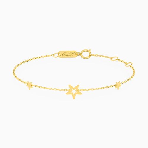 MLB461 - Star Chain Bracelet in 14K Gold - 101101400172180-1.jpg