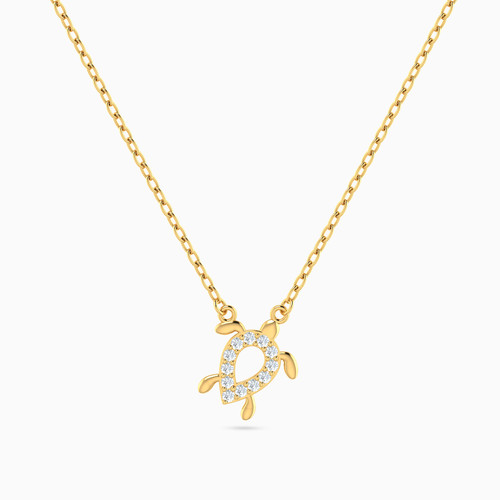 LIN1024 - Turtle Cubic Zirconia Necklace in 14K Gold - 102051800852401-1.jpg