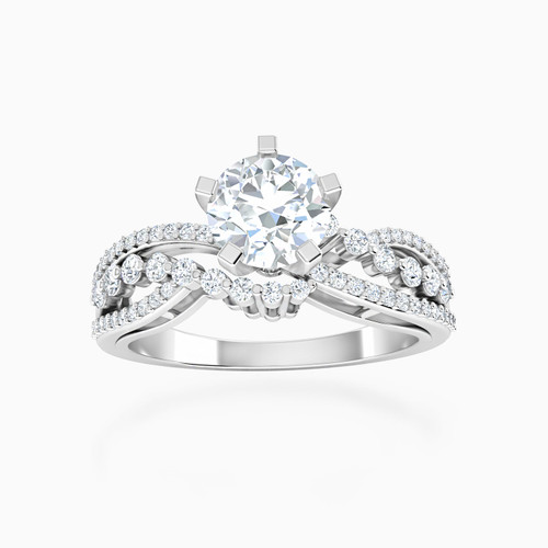 LDR1072 - Circle Diamond Ring in 18K Gold - TW10-1018-1.jpg LDR1072 - Circle Diamond Ring in 18K Gold - TW10-1018-1.jpg