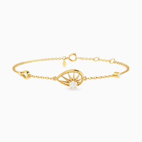 MLB490 - Pear Diamonds Chain Bracelet in 18K Gold - 141362200082181-1.jpg