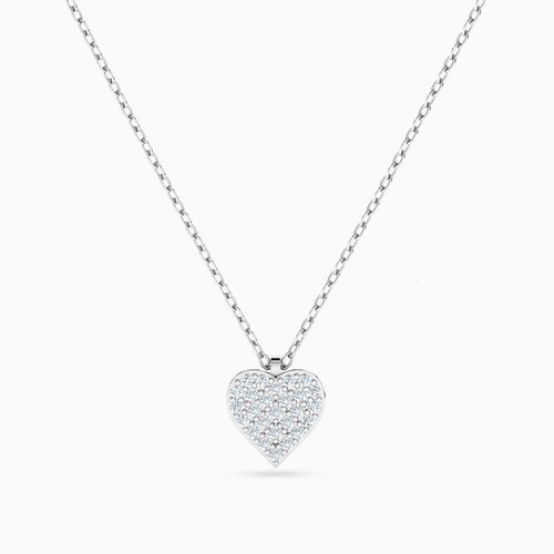 LGN196 - Heart Cubic Zirconia Necklace in 18K Gold - 314051800131451-1.jpg