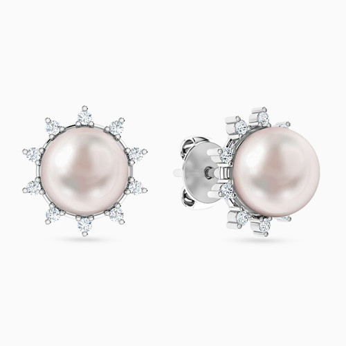 LDE639 - Round Diamond & Pearl Stud Earrings in 18K Gold - 144200301171001-2.jpg LDE639 - Round Diamond & Pearl Stud Earrings in 18K Gold - 144200301171001-2.jpg