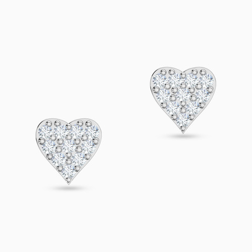 LGE57 - Heart Cubic Zirconia Stud Earrings in 18K Gold - 314031800151001-1.jpg
