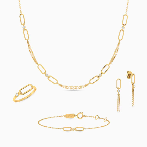 LIS25 - Multi Shaped Cubic Zirconia Full Jewelry Set in 18K Gold (4 Pieces) - 112431100202001-1.jpg