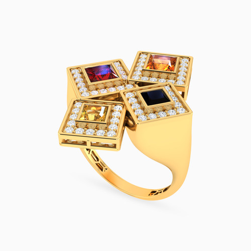 LGR1061 - Square Shaped Colored Stone Statement Ring in 18K Gold - 113021102742181-1.jpg