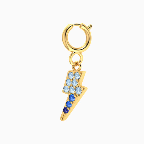 MLR761 - Lightning Bolt Shaped Blue Stones Charm in 14K Gold - 101141800192001-1.jpg