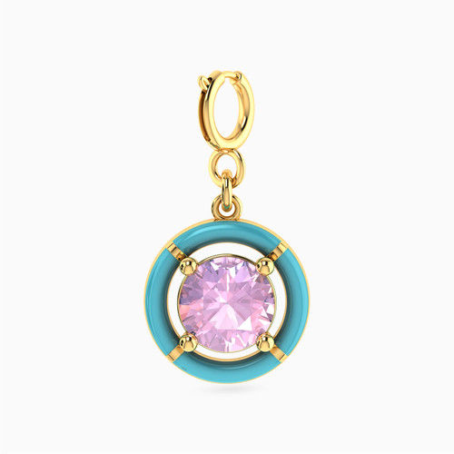 MLR792 - Circle Shaped Enamel Coated Charm in 14K Gold - 101141800462001-1.jpg