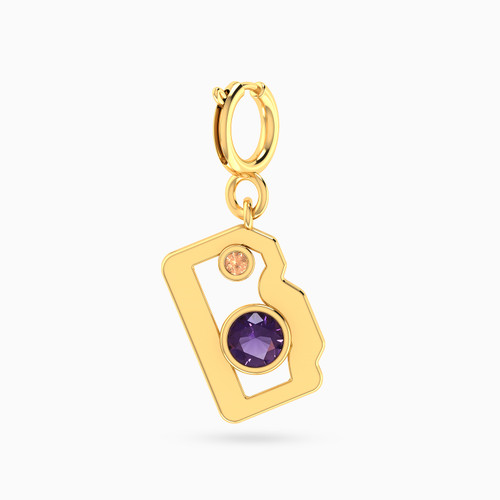 MLR780 - Camera Shaped Purple Stones Charm in 14K Gold - 101141800542001-1.jpg