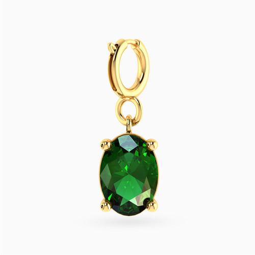 MLR776 - Oval Shaped Green Stones Charm in 14K Gold - 101141800522001-1.jpg