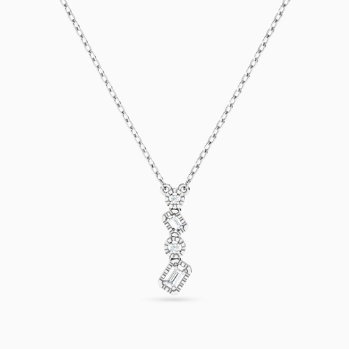 LDE653 - Circular & Hexagon Diamond Necklace in 18K Gold - 144500302211451-1.jpg