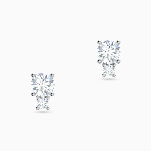 LGE79 - Circle Cubic Zirconia Stud Earrings in 18K Gold - 314031800261001-1.jpg