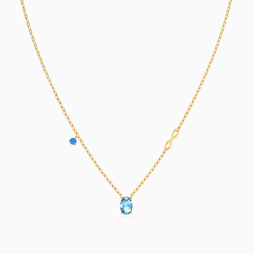 LIN1084 - Multi-shaped Colored Stones Necklace in 14K Gold - 102051801212401-4.jpg