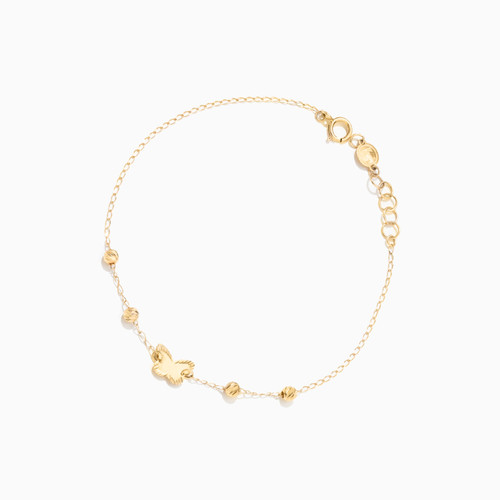 MLB477 - Butterfly Chain Bracelet in 18K Gold - 21047140084-1.jpg
