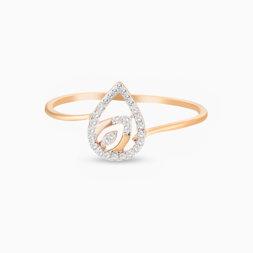MLR504 - Pear Diamonds Ring in 18K Gold - 441101100083141-1.jpg