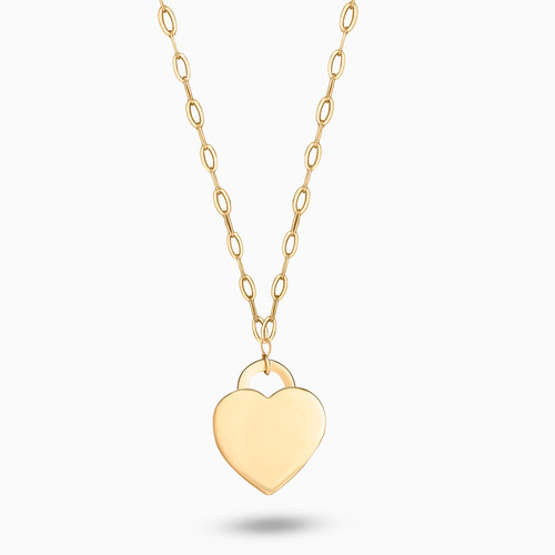 MLN1281 - Heart Necklace in 18K Gold - 21046140653-1.jpg