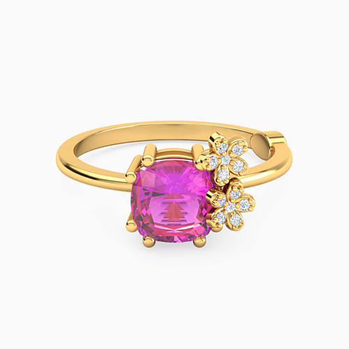 LDR3030 - Multi-shaped Diamond & Rose Stone Ring in 18K Gold - 144100307212151-1.jpg