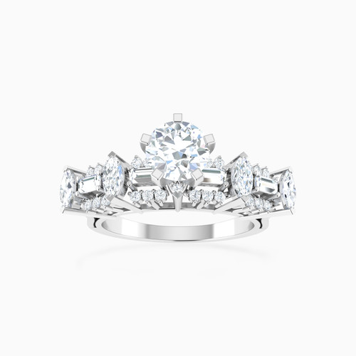 LDR3052 - Multi-shaped Diamond Solitaire Ring in 18K Gold - 144103300311141-1.jpg