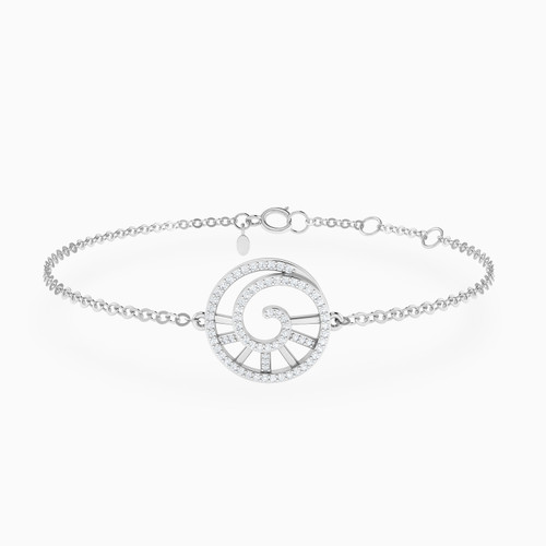 LDB509 - Le Soliel Spiral Diamonds Chain Bracelet in 18K Gold - 144362200341181-1.jpg