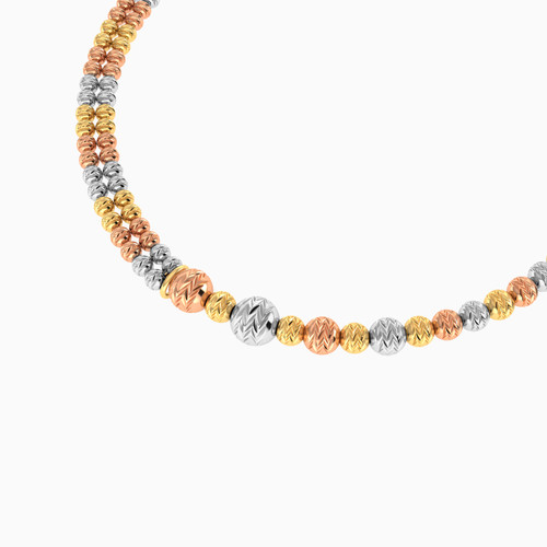 LGB654 - Beaded Chain Bracelet in 18K Gold - 113100200697201-4.jpg