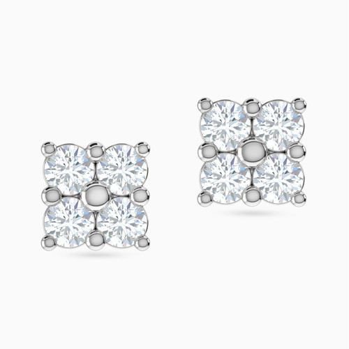 LGE49 - Square Cubic Zirconia Stud Earrings in 18K Gold - 314031800111001-1.jpg
