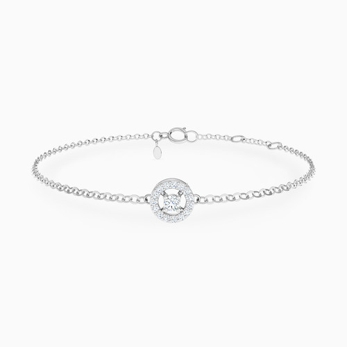 LDB529 - Circular Diamond Chain Bracelet in 18K Gold - 144361101181181-1.jpg