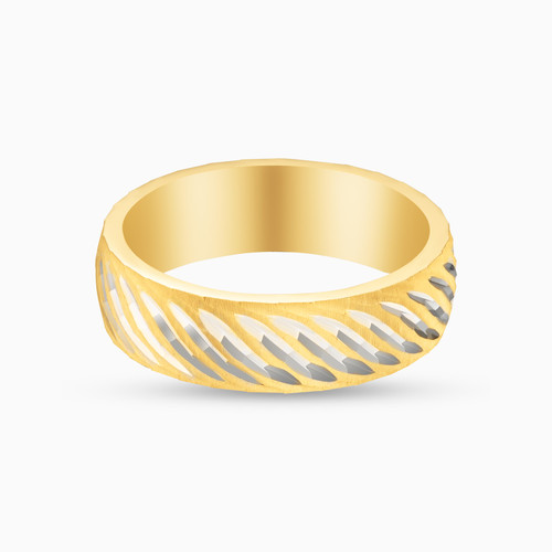 LGR1211 - Ribbed Wedding Band in 18K Gold (Size 16) - 00000L12472-E56-1.jpg