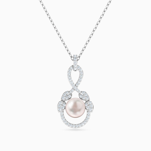 LDN2158 - Infinity Diamonds & Pearl Necklace In 18K Gold - 144501101591451-1.jpg