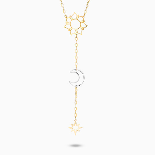MLN1412 - Multi-shaped Necklace in 18K Gold - E11051400454421 -1.jpg