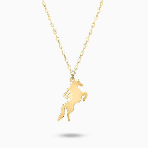 MLN1606 - Horse Necklace in 14K Gold - 101051400172420-1.jpg