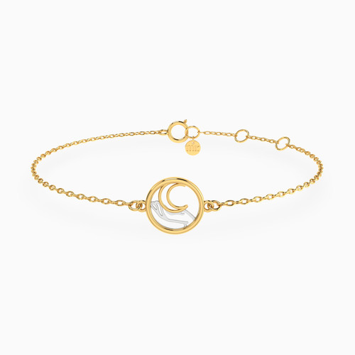 MLB712 - Half Moon Chain Bracelet in 14K Gold - 101101800464180-1.jpg
