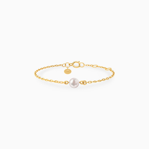MLB718 - Kids Pearl Chain Bracelet In 14K Gold - 101101800502101-1.jpg