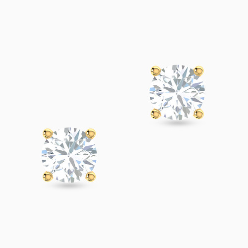 LGE40 - Circle Cubic Zirconia Stud Earrings in 18K Gold - 314031800052004-1.jpg
