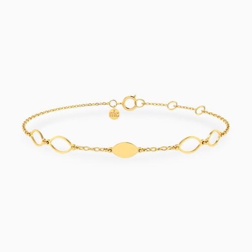 MLB735 - Chain Bracelet In 14K Gold - 101101400352180-1.jpg
