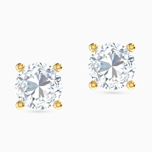 LGE82 - Circle Cubic Zirconia Stud Earrings in 18K Gold - 314031800272001-2.jpg
