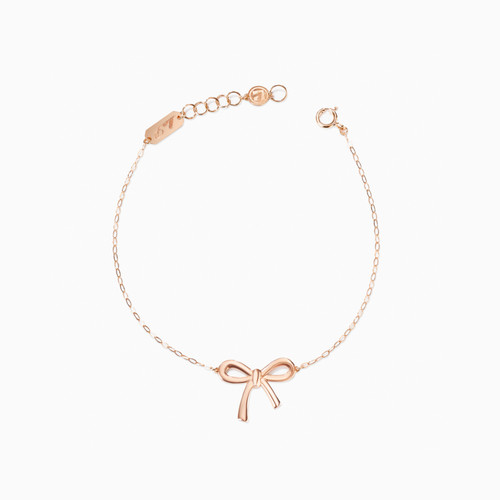 MLB637 - Bow Chain Bracelet in 18K Gold - 21047110087-1.jpg