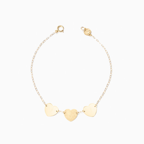 MLB602 - Hearts Chain Bracelet in 18K Gold - 21047140008-1.jpg