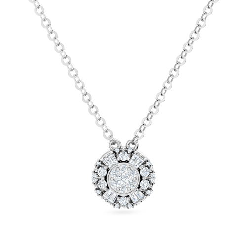 LDN2252 - Circle Diamond Necklace In 18K Gold - 144501101621451-1.png