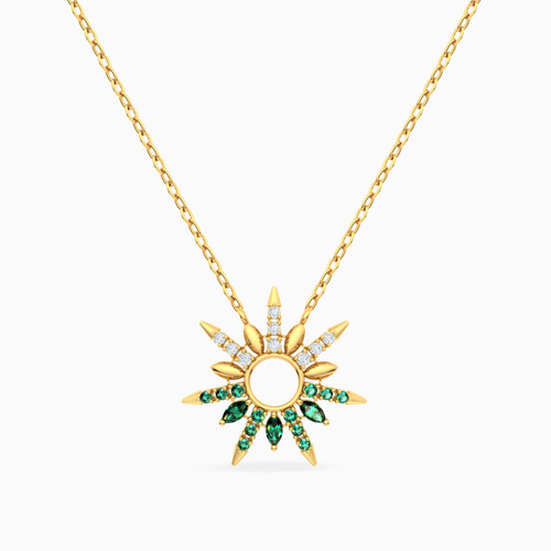 LIN1172 - Sun Colored Stones Necklace In 14K Gold - 102051801582401-1.jpg