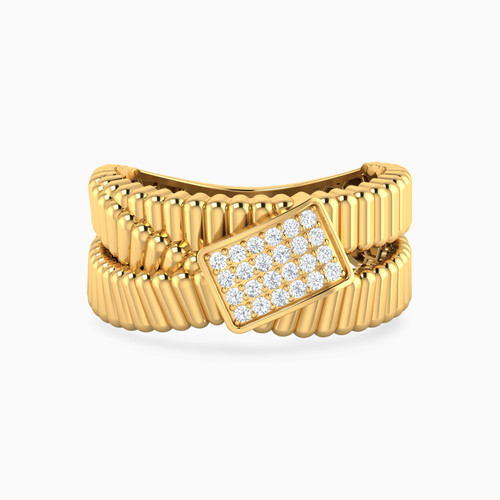 LGR1358 - Criss-Cross Clear Stone Ring In 18K Gold - 113021103272181-1.jpg