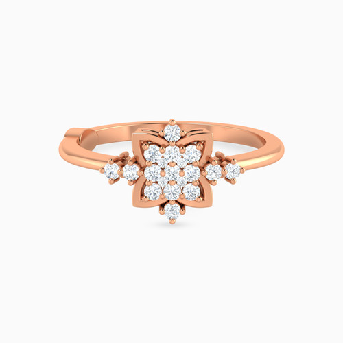 LDR3568 - Floral Square Diamond Ring in 18K Gold - 144100307963151-1.jpg