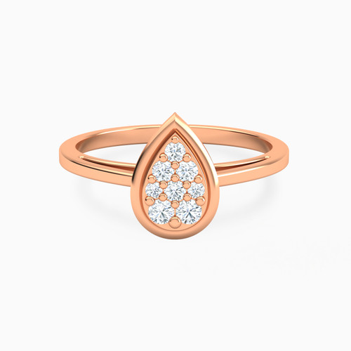 LDR3455 - Pear Cluster Diamond Ring In 18K Gold - 144100304963151-1.jpg