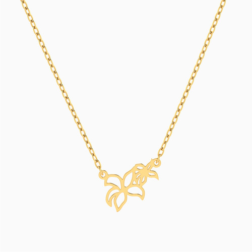 MLN1868 - Lily Flower Necklace in 14K Gold - 101051400362420-1.jpg