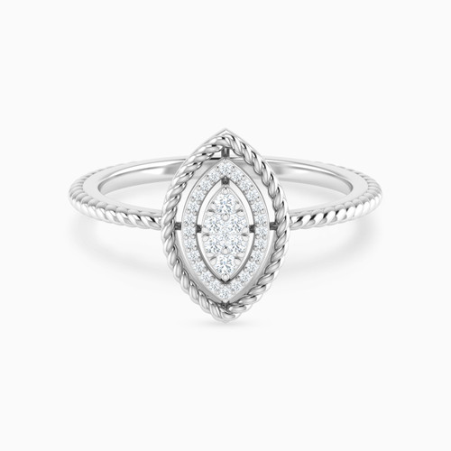 LDR3573 - Three Layers Marquise Diamond Ring in 18K Gold - 144101100701151-1.jpg