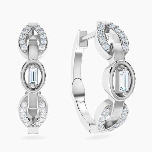 LDE888 - Oval & Drops Diamond Hoop Earrings in 18K Gold - 144200301111001-1.jpg