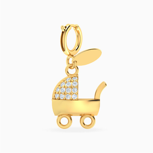 MLN1853 - Baby Stroller Diamond Charm In 14K Gold - 171140300092001-1.jpg