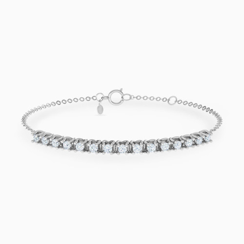 LDB678 - Prong Set Line Diamond Chain Bracelet in 18K Gold - 144270300271181-1.jpg